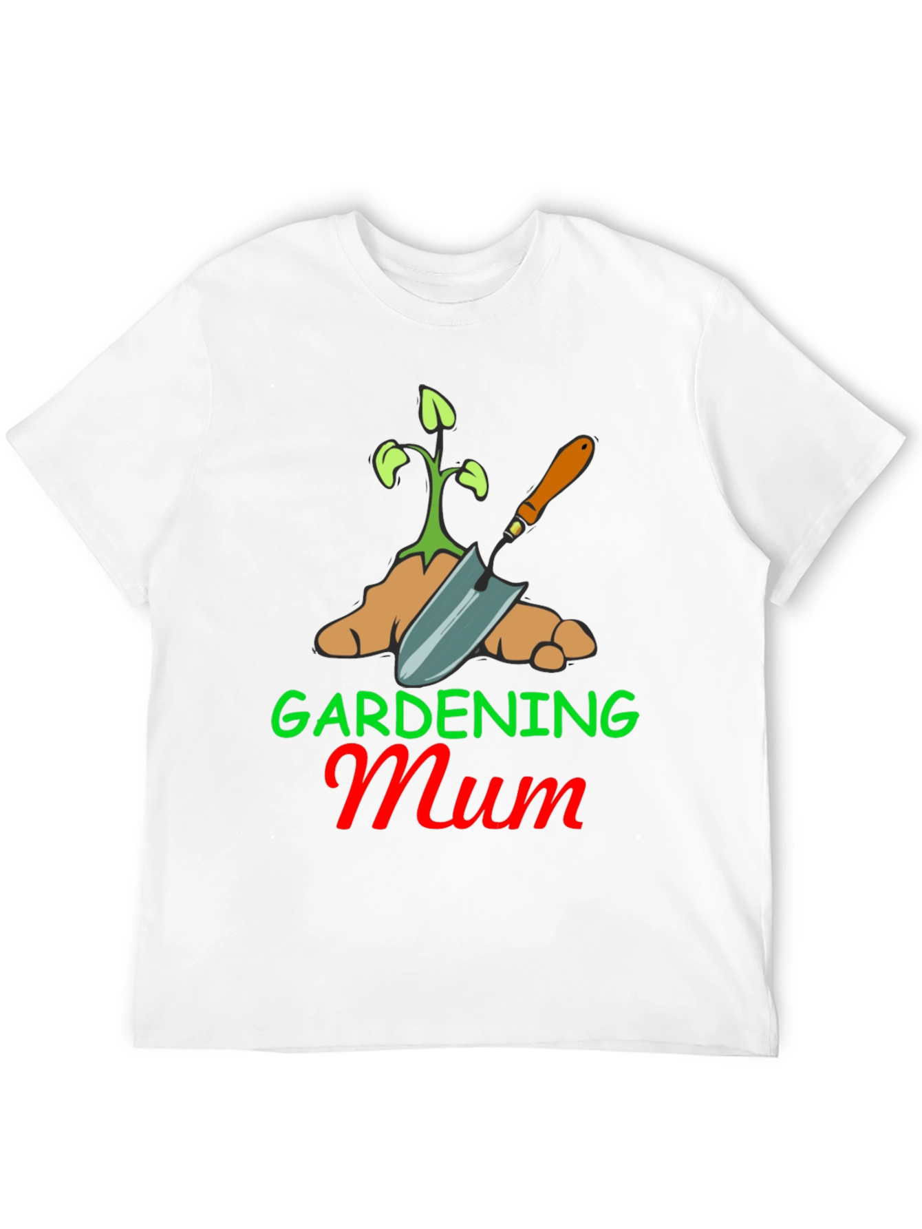Gardening Mum T-Shirt - Black Cotton Blend