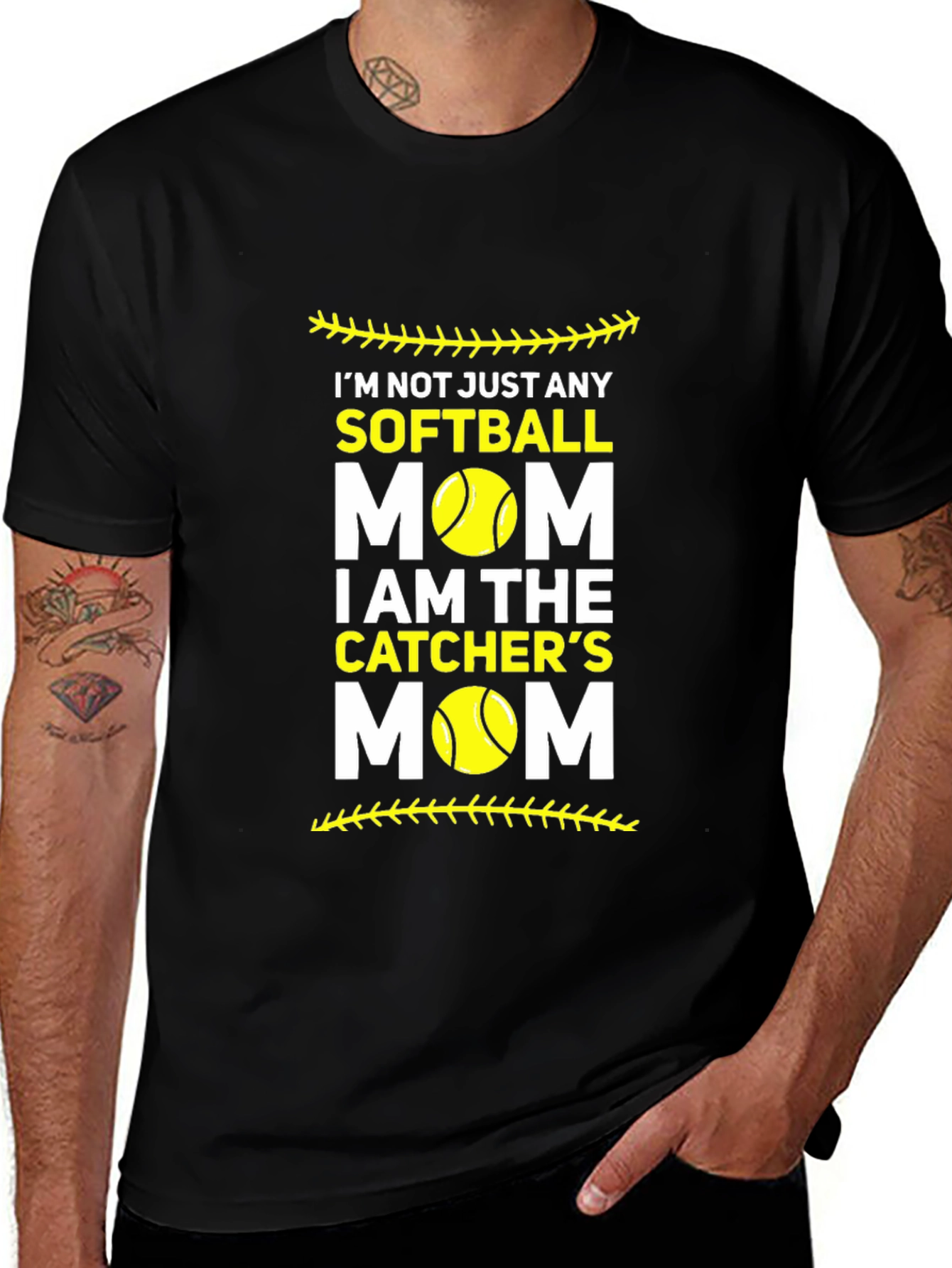 Softball Mom Tee - Catchers Mom Shirt