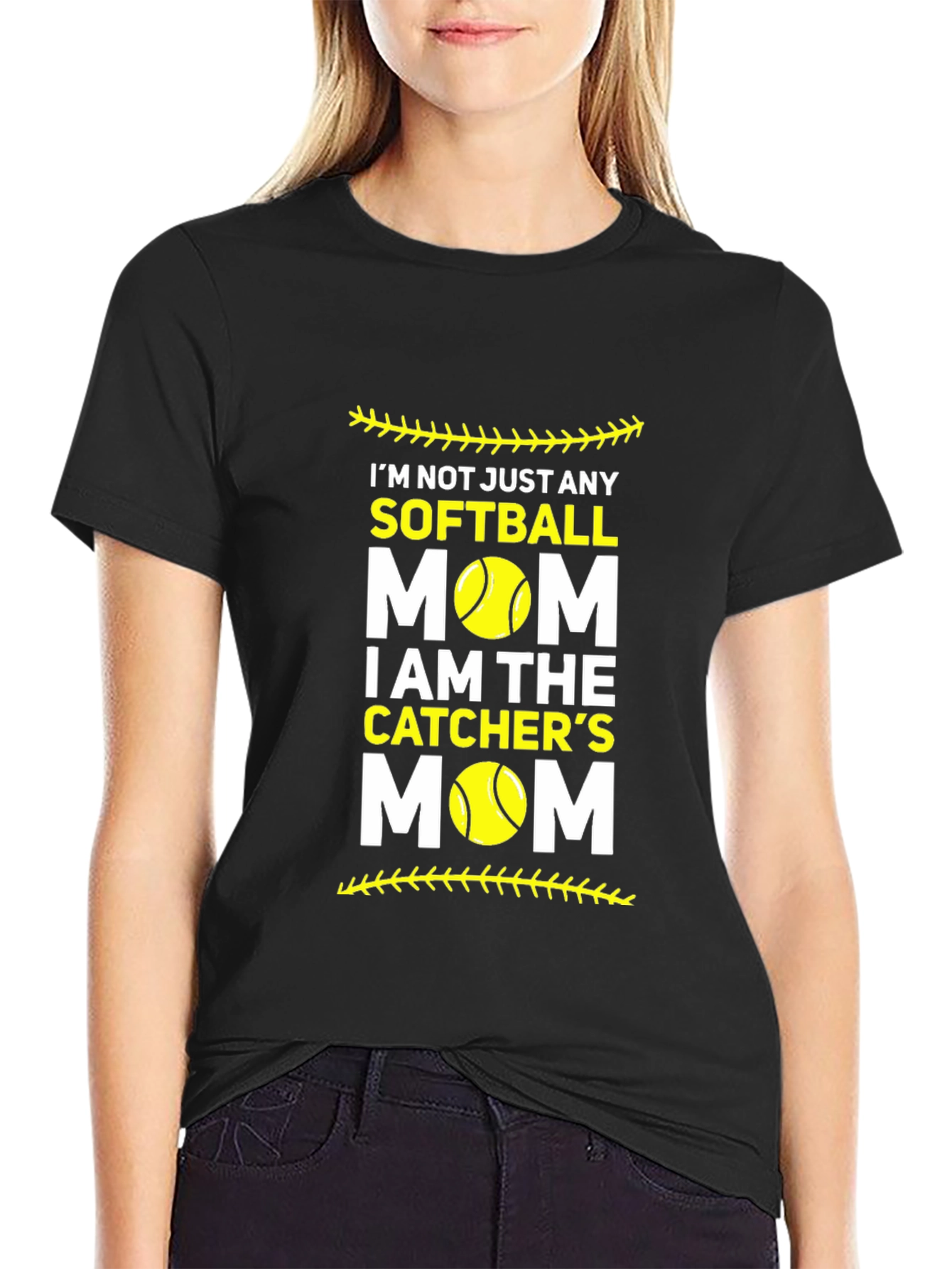 Softball Mom Tee - Catchers Mom Shirt