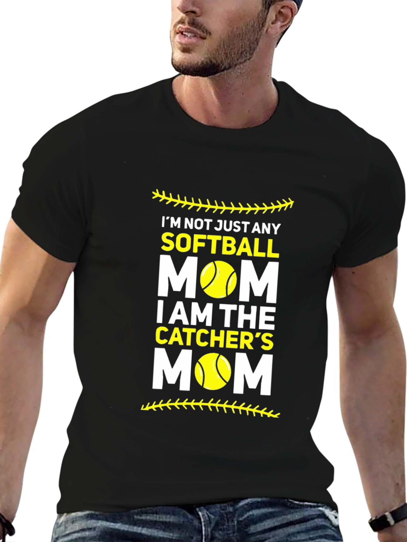 Softball Mom Tee - Catchers Mom Shirt