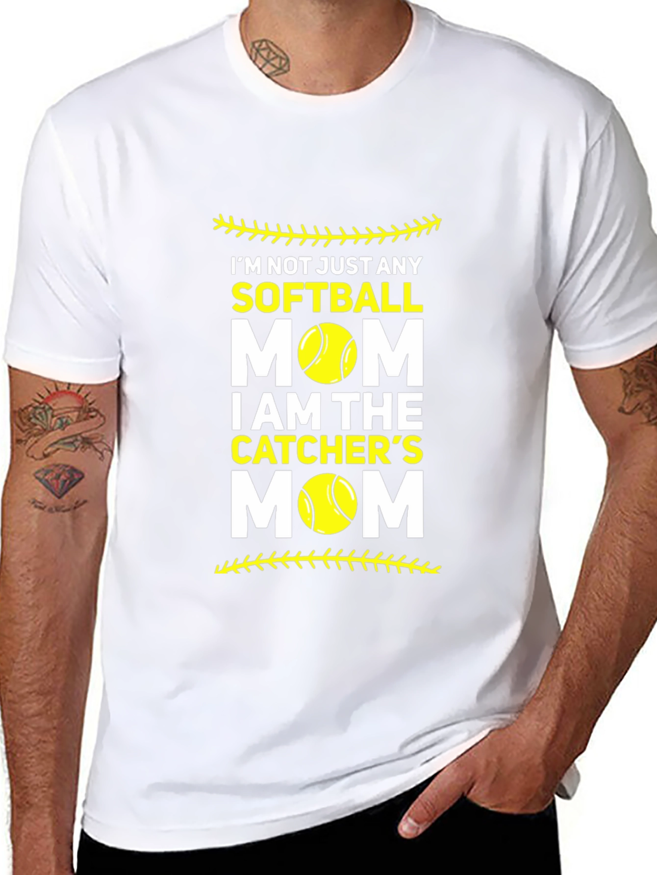 Softball Mom Tee - Catchers Mom Shirt