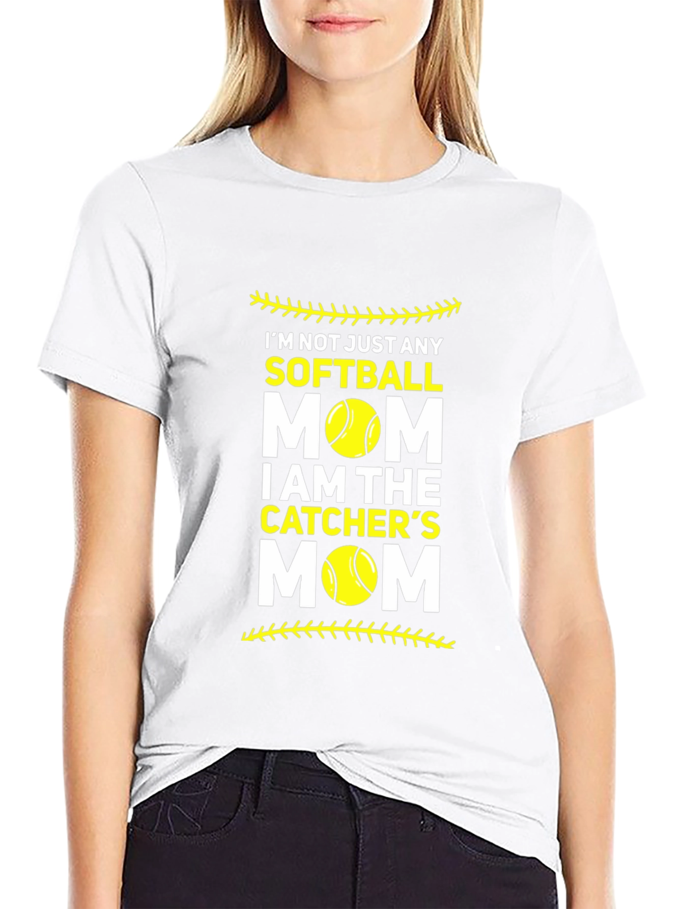 Softball Mom Tee - Catchers Mom Shirt