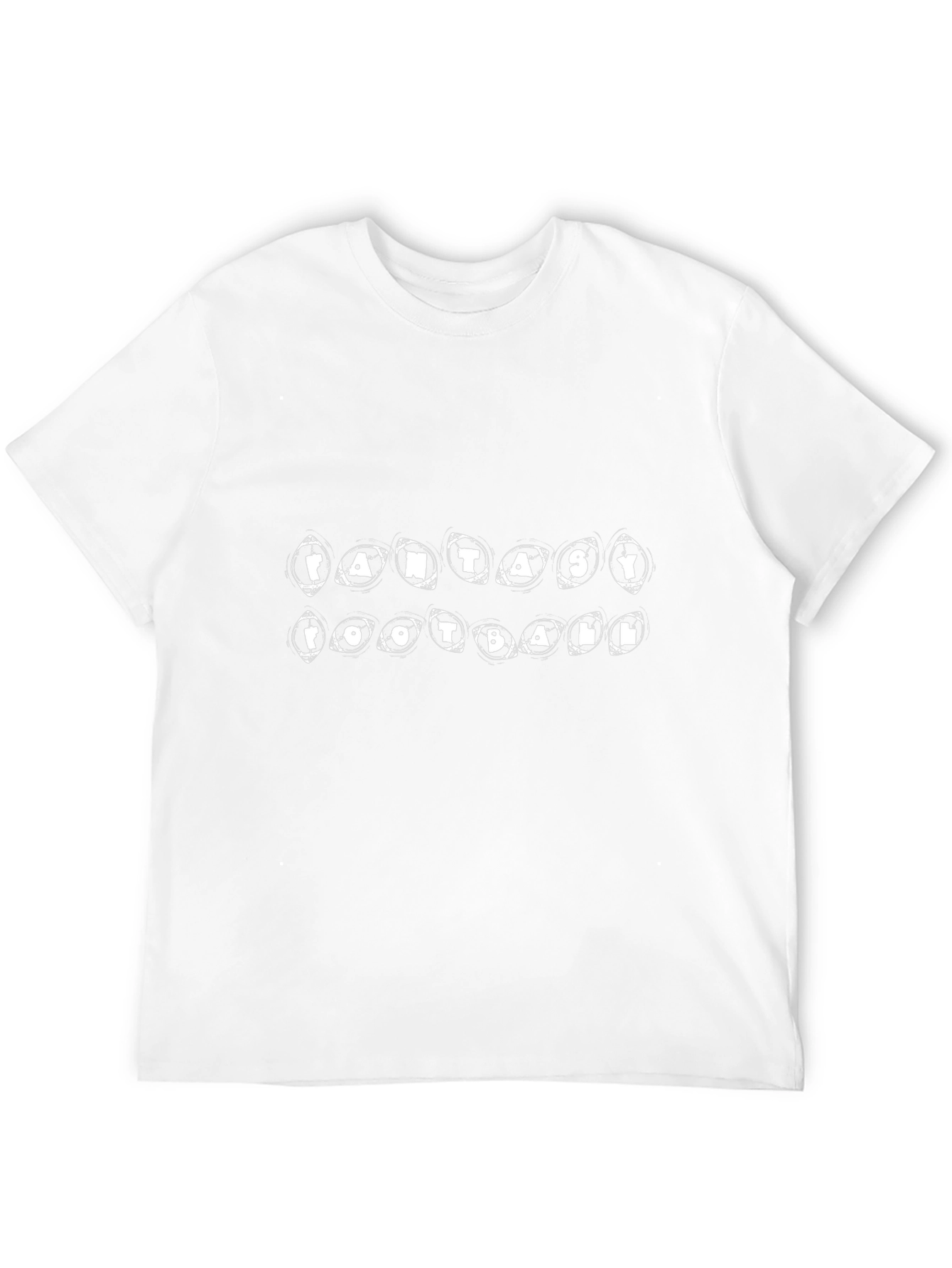 Fantasy Football Graphic Tee - Black Cotton T-Shirt
