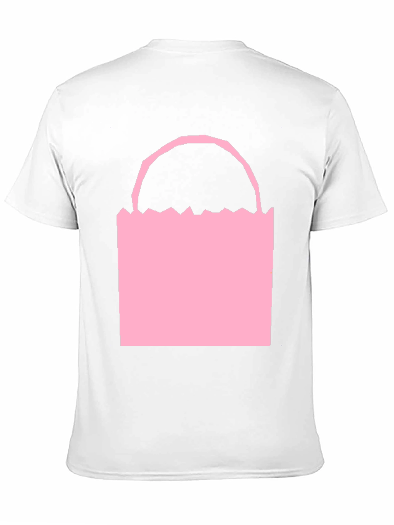 Pink Easter Basket Graphic Tee - Black