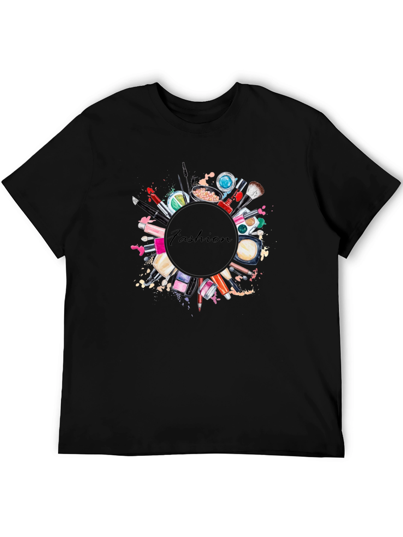 Fashion Makeup T-Shirt - Stylish Graphic Tee