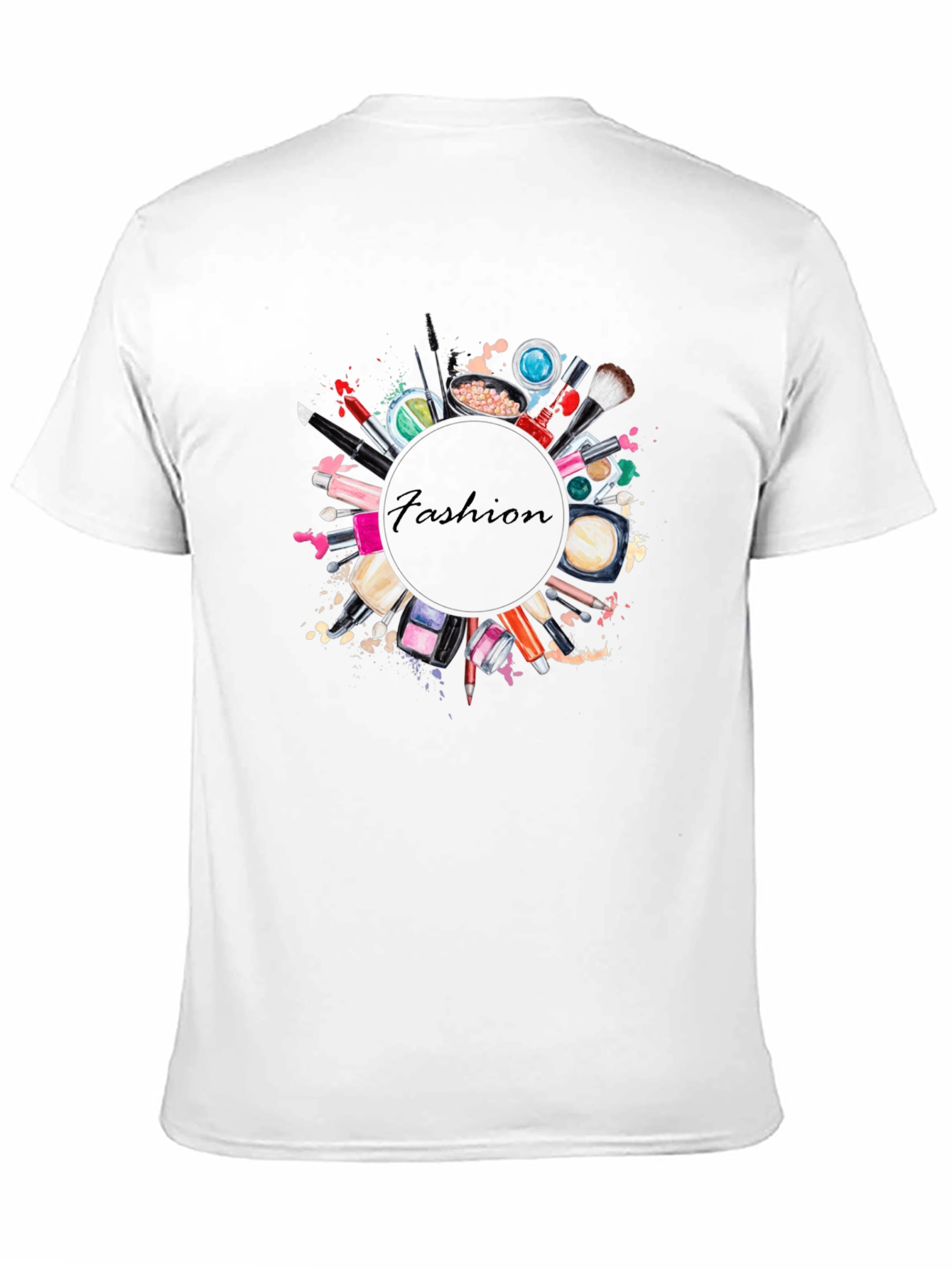 Fashion Makeup T-Shirt - Stylish Graphic Tee