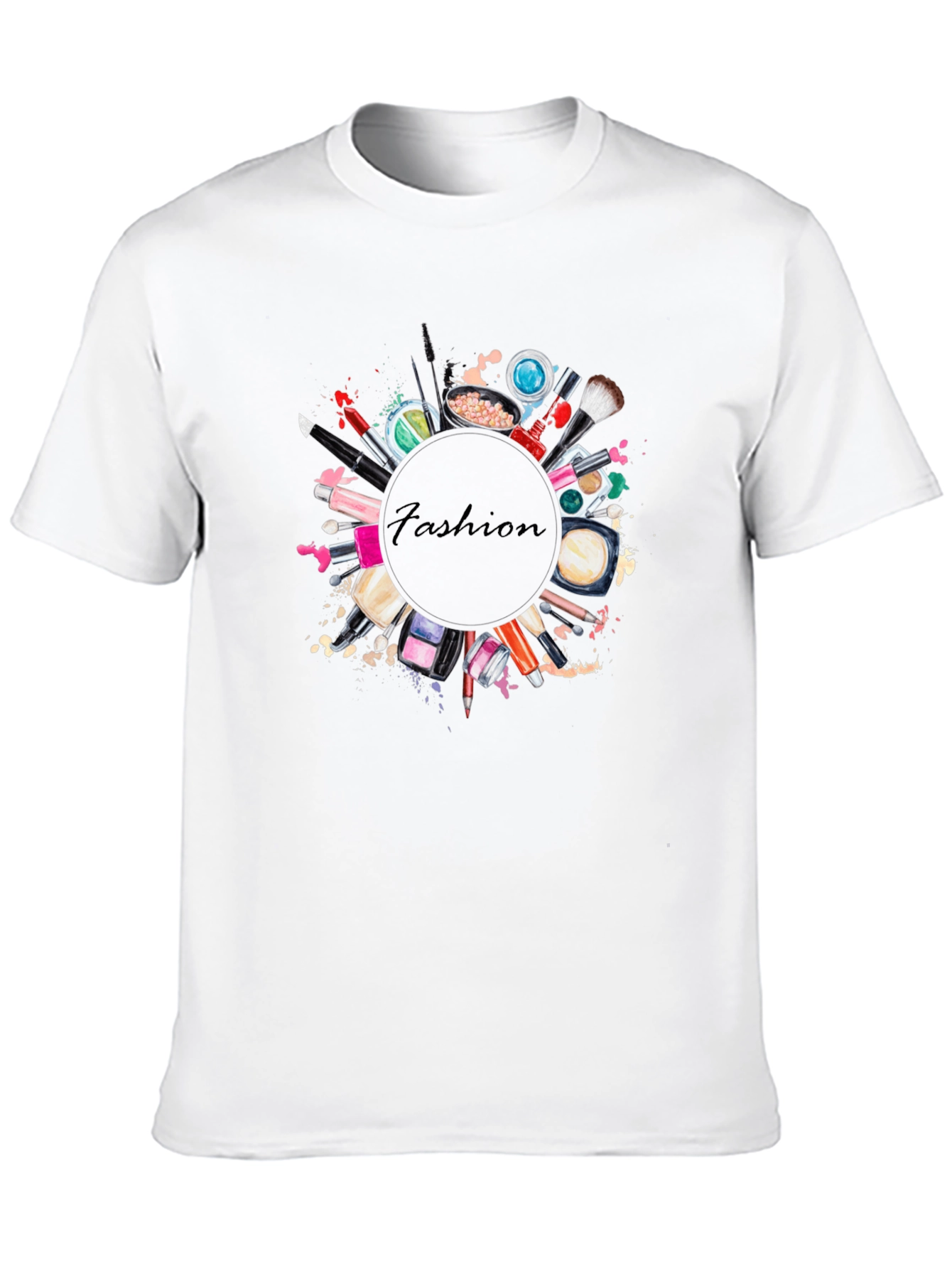 Fashion Makeup T-Shirt - Stylish Graphic Tee