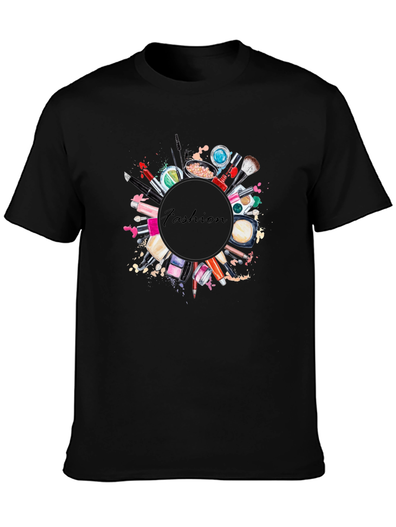 Fashion Makeup T-Shirt - Stylish Graphic Tee