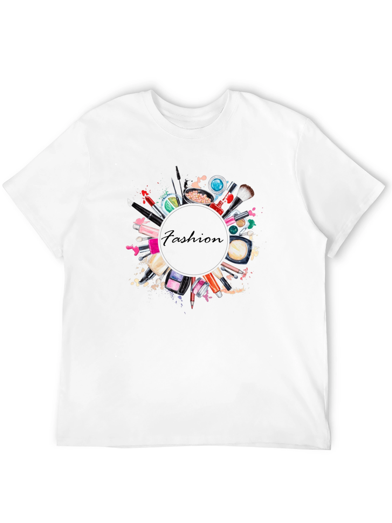 Fashion Makeup T-Shirt - Stylish Graphic Tee
