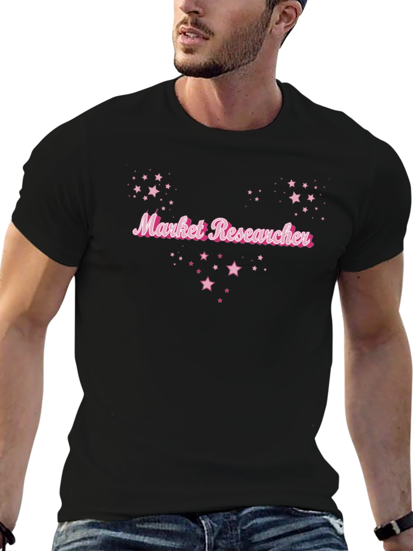 Market Researcher Star Graphic T-Shirt
