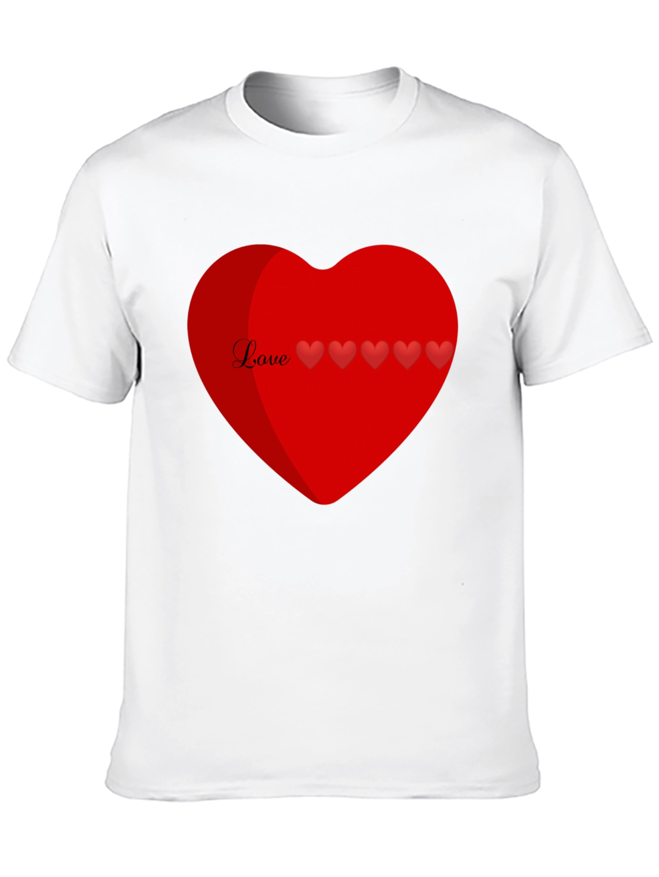 Love Heart Graphic T-Shirt Valentines Day