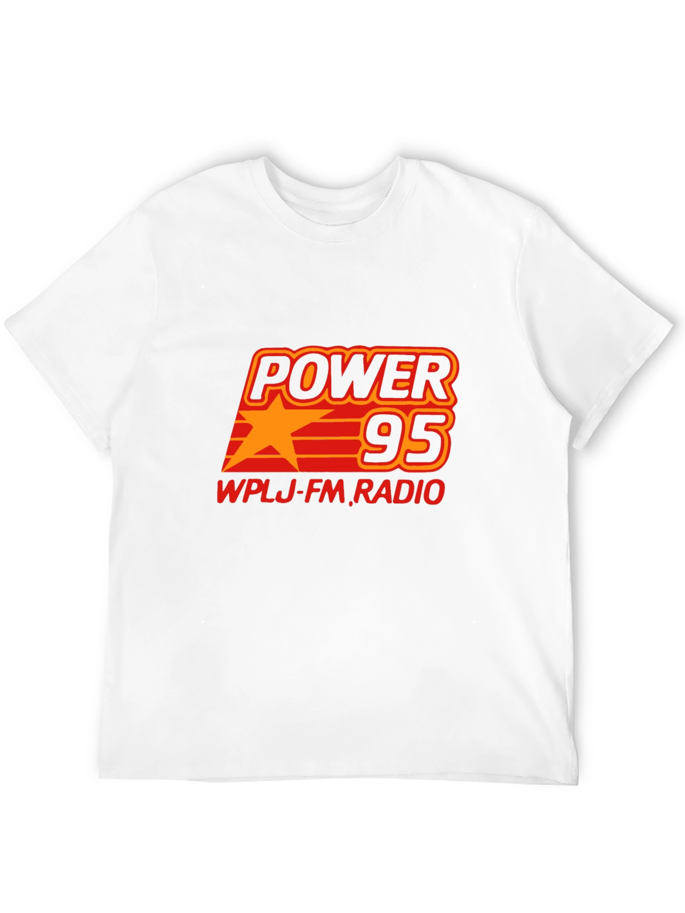 Power 95 WPLJ FM Radio Black T-Shirt