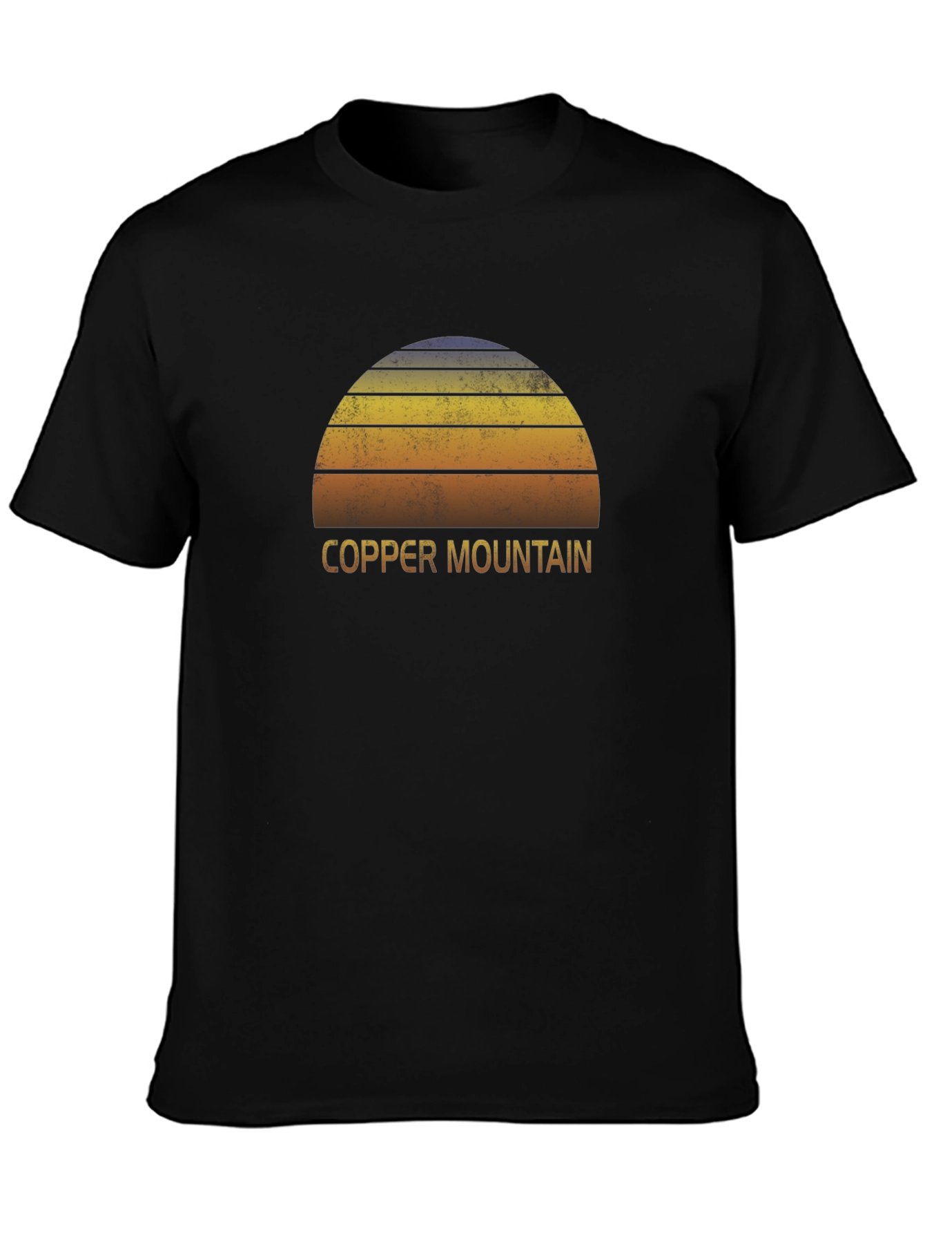 Copper Mountain Retro Sunset Graphic T-Shirt