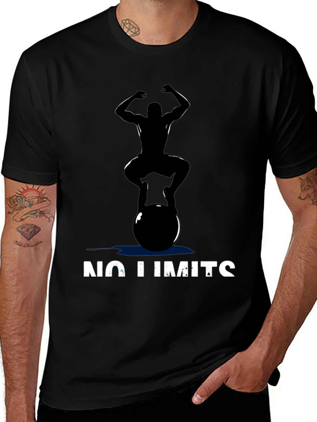 No Limits Fitness Graphic Tee