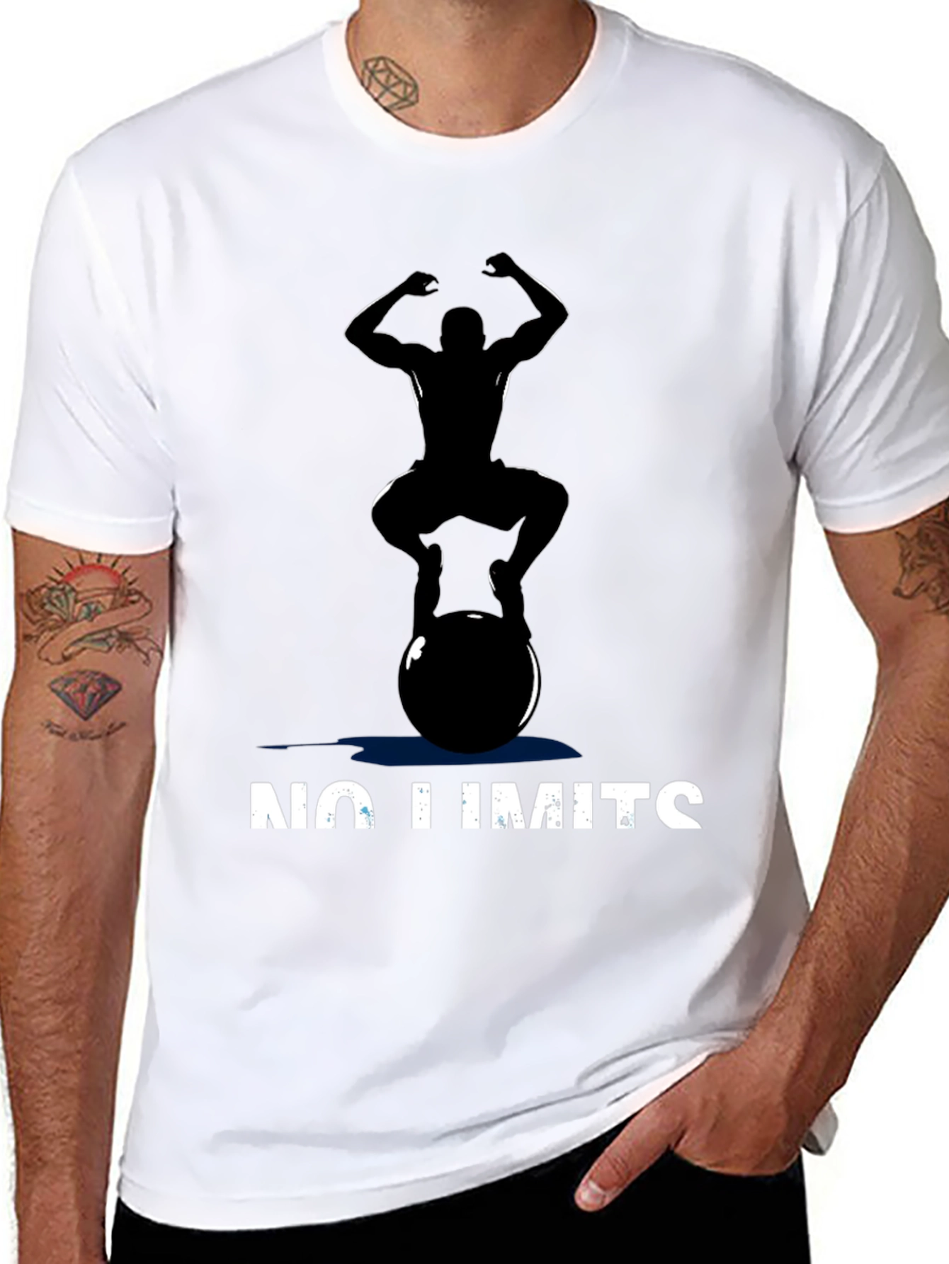 No Limits Fitness Graphic Tee