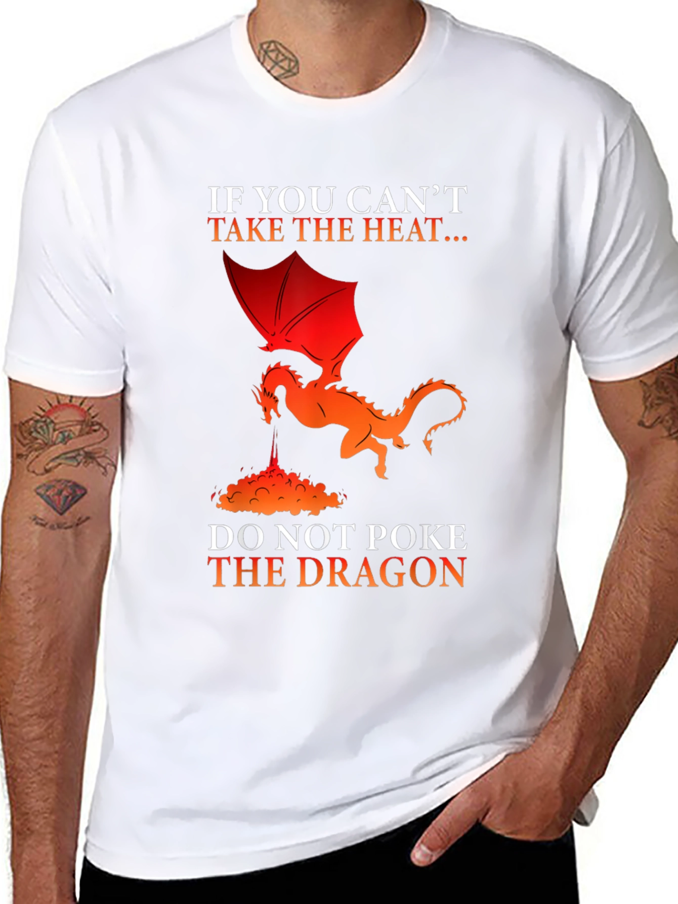 Dragon Graphic T-Shirt - Heat Warning Tee