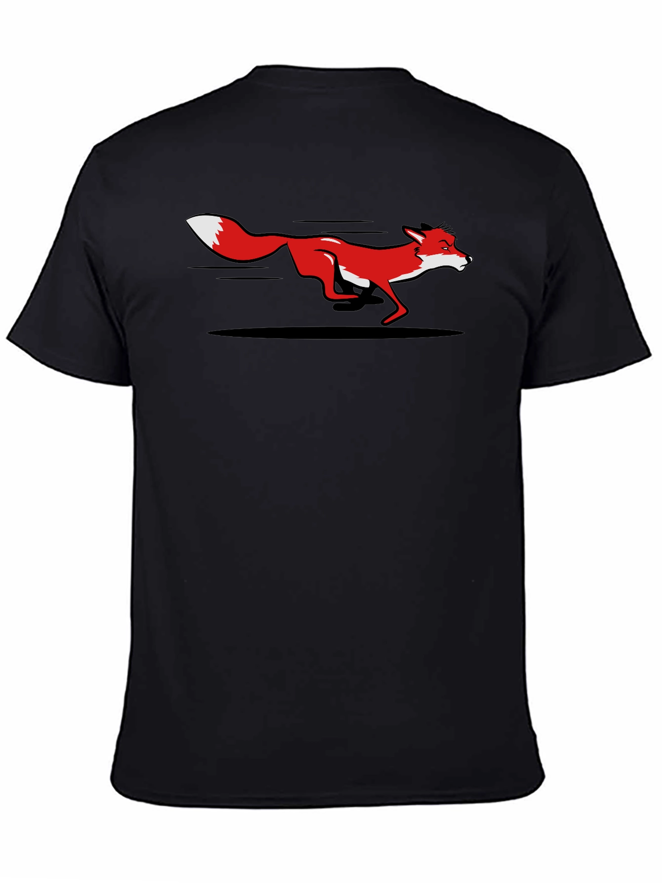 Fox Graphic Tee - Sleek Black T-Shirt