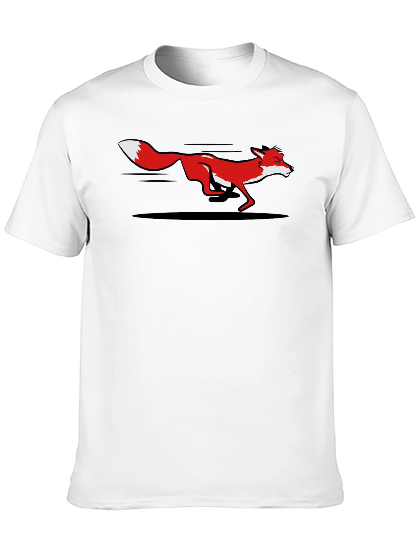 Fox Graphic Tee - Sleek Black T-Shirt