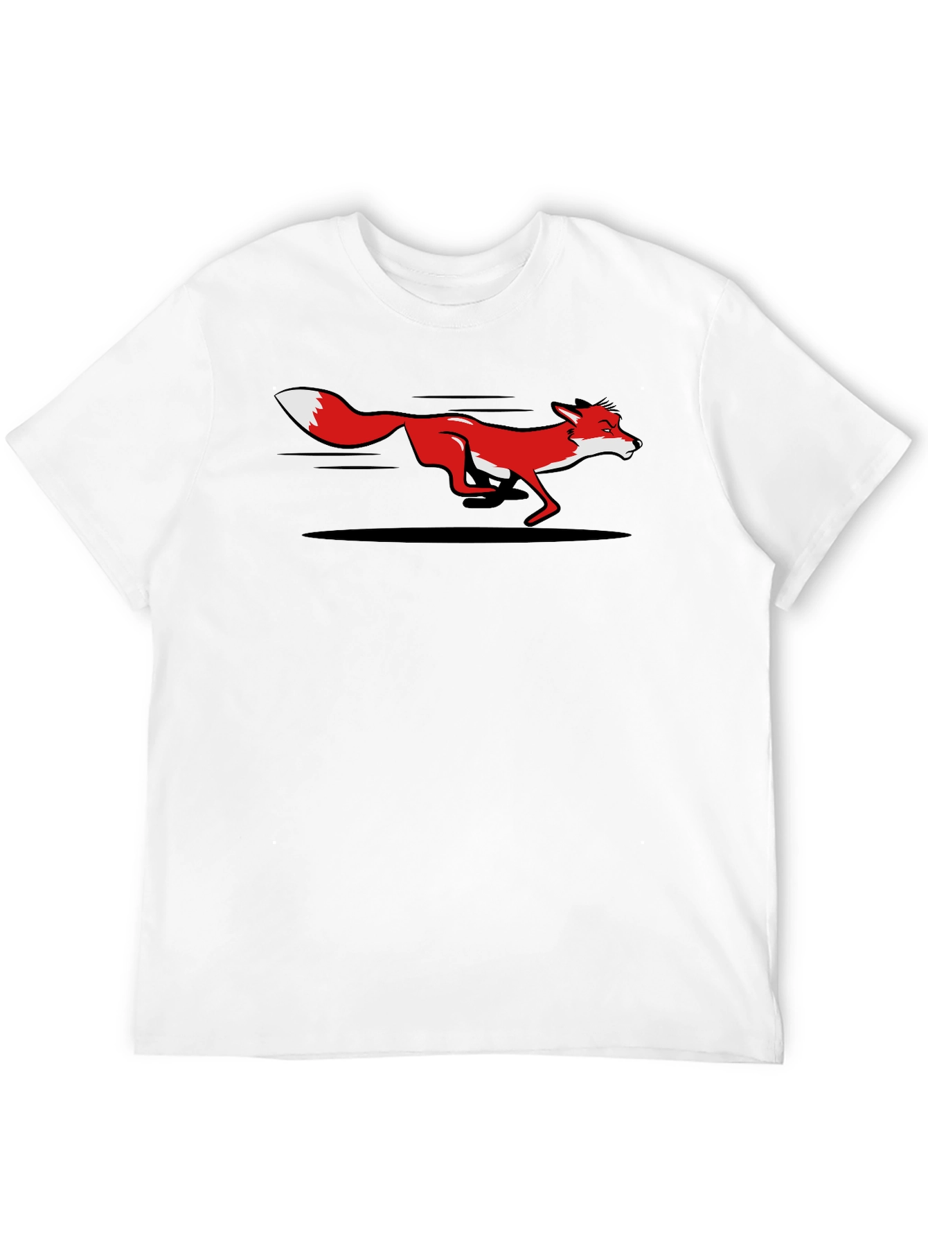 Fox Graphic Tee - Sleek Black T-Shirt