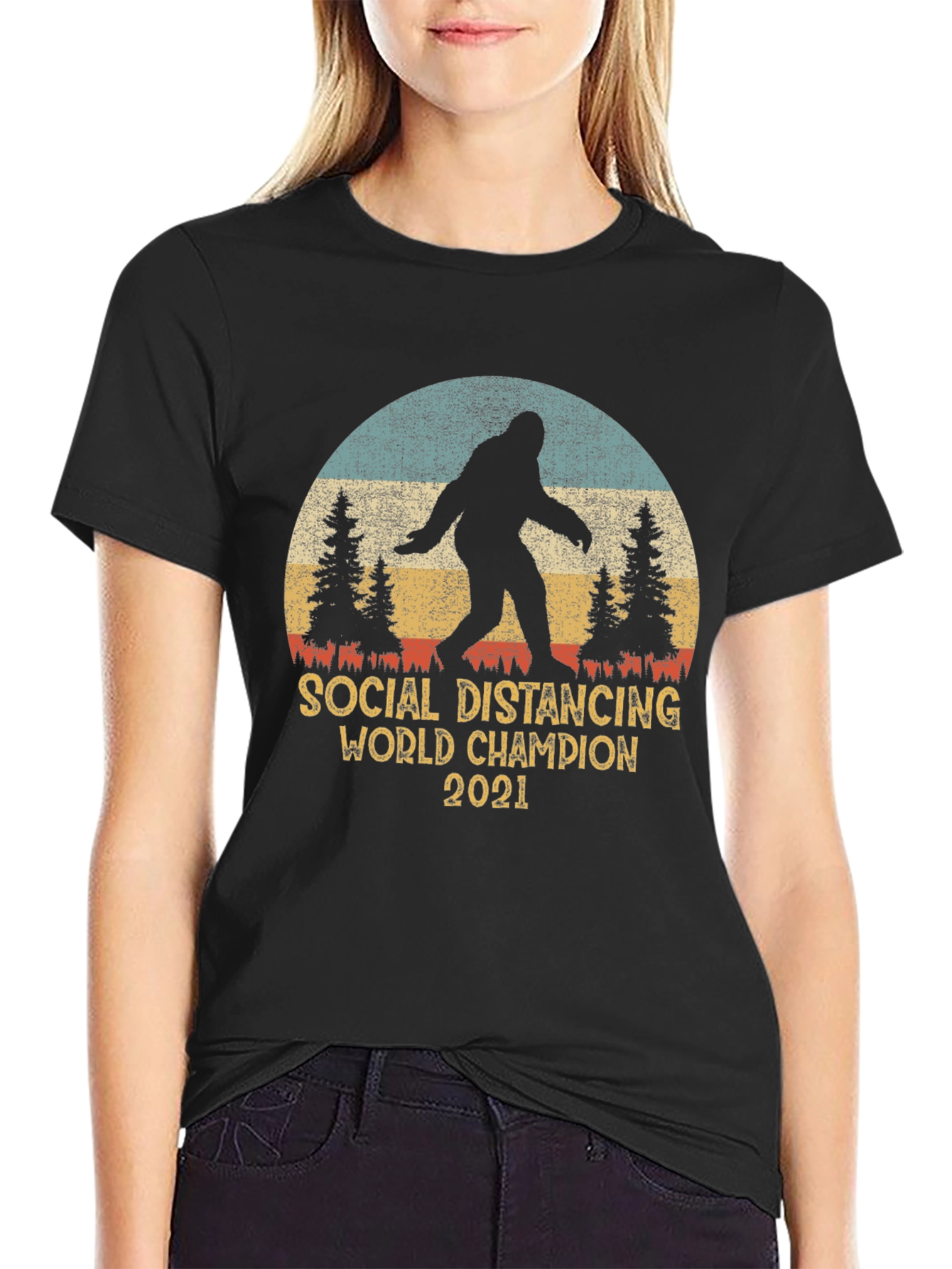 Social Distancing World Champion 2021 Tee
