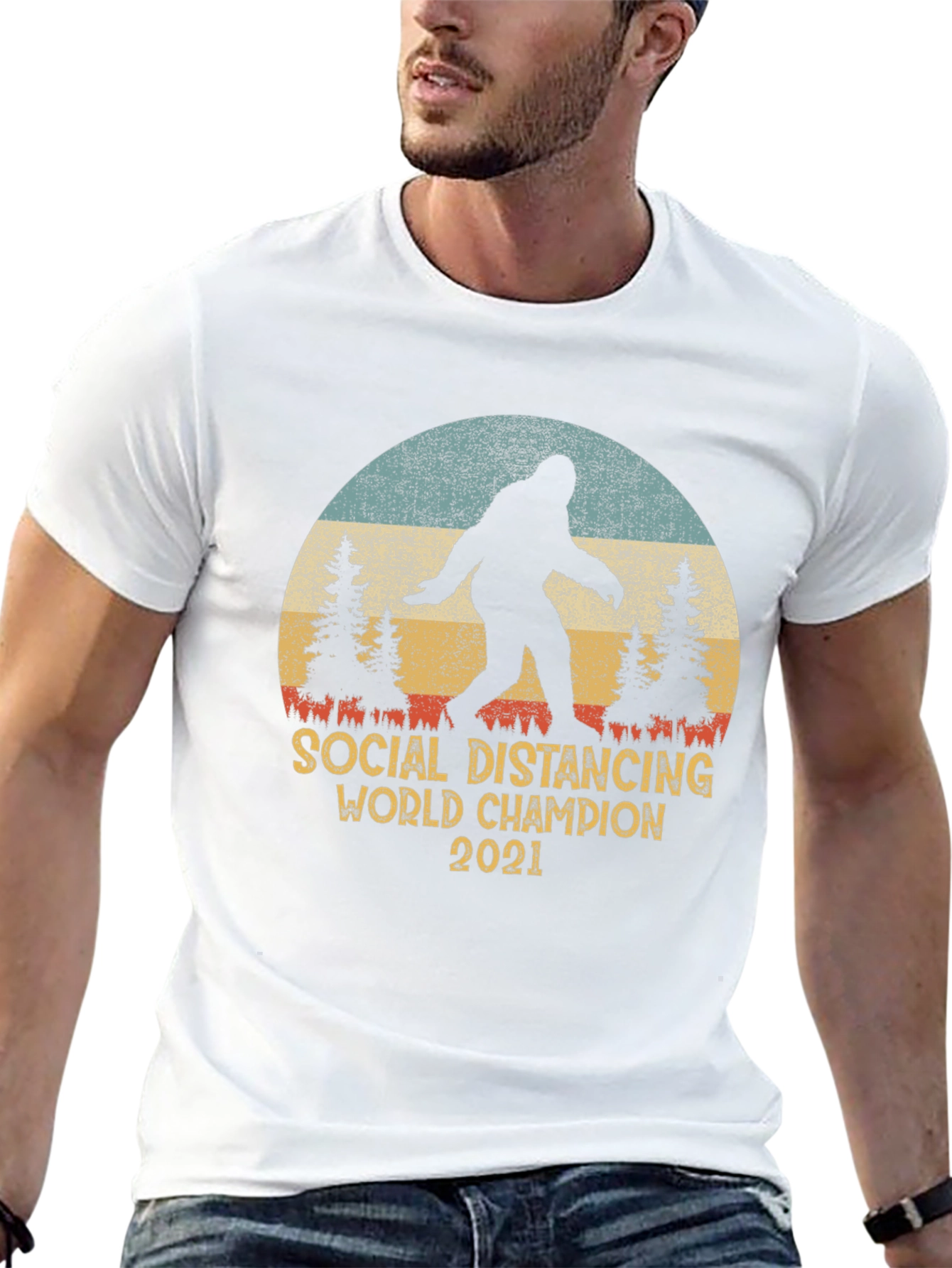 Social Distancing World Champion 2021 Tee