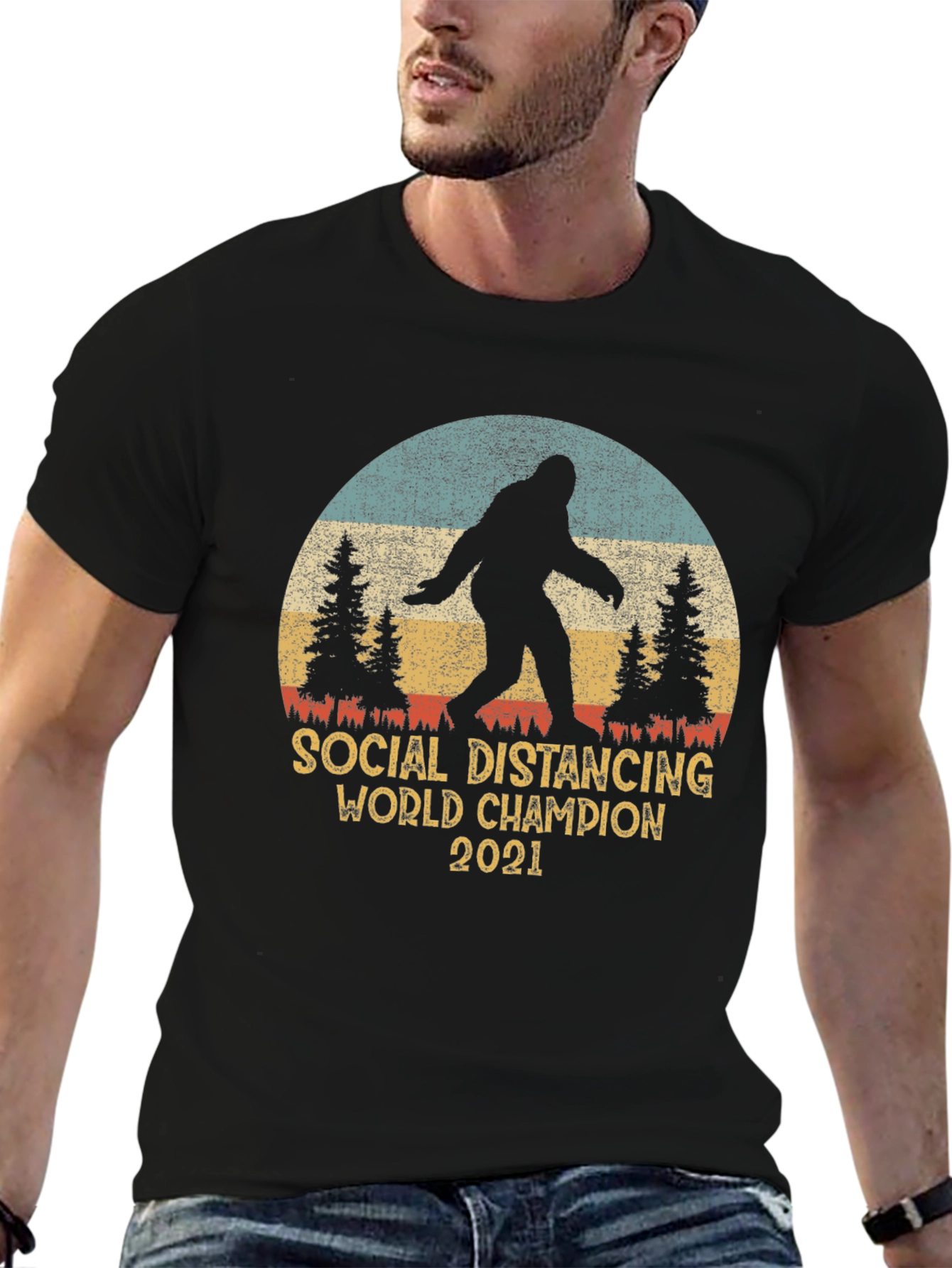 Social Distancing World Champion 2021 Tee