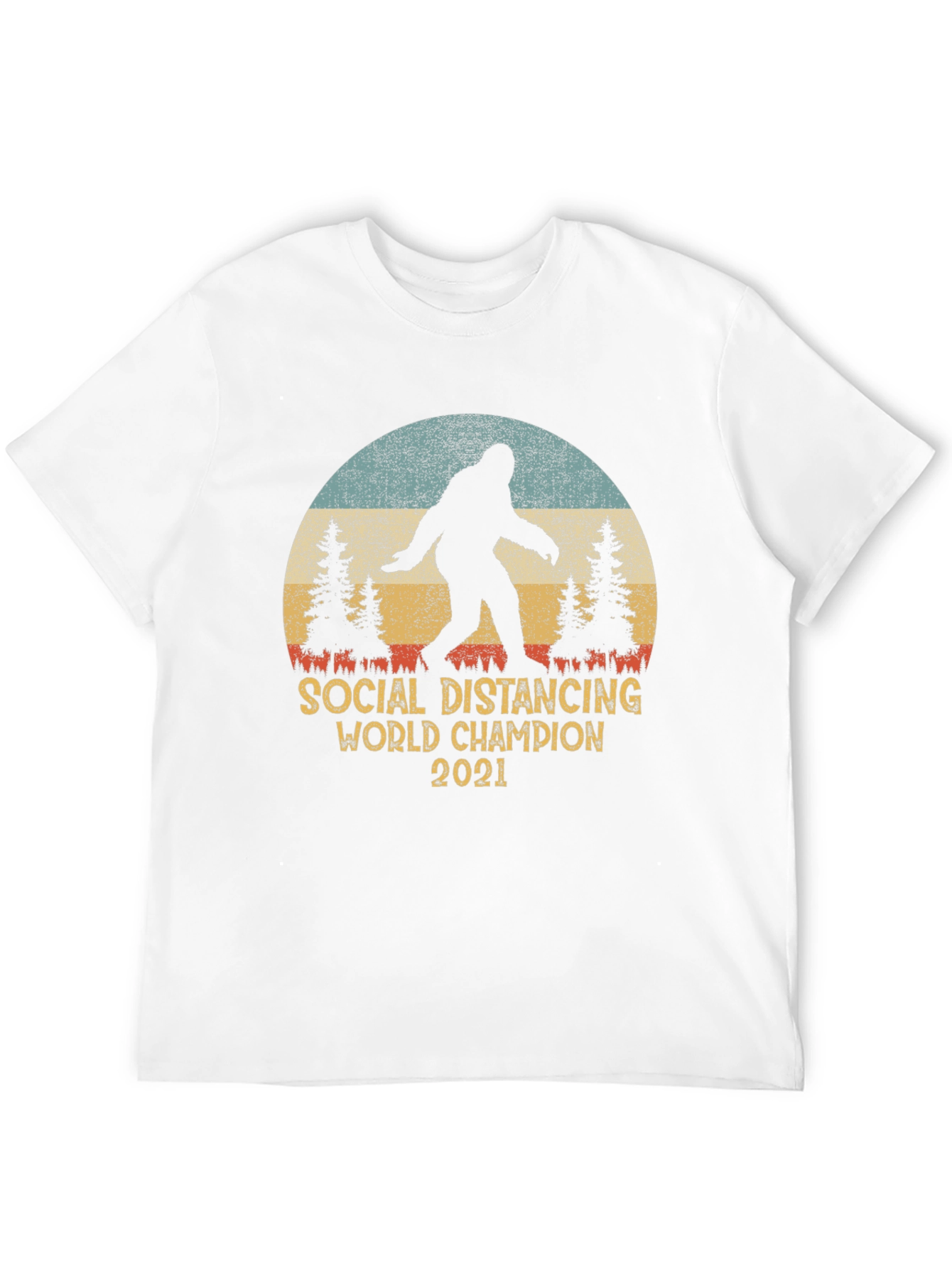 Social Distancing World Champion 2021 Tee