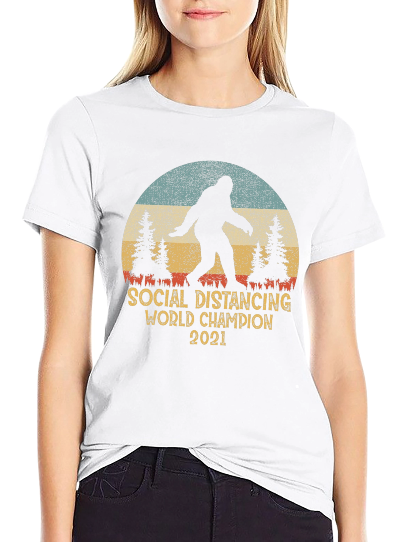 Social Distancing World Champion 2021 Tee