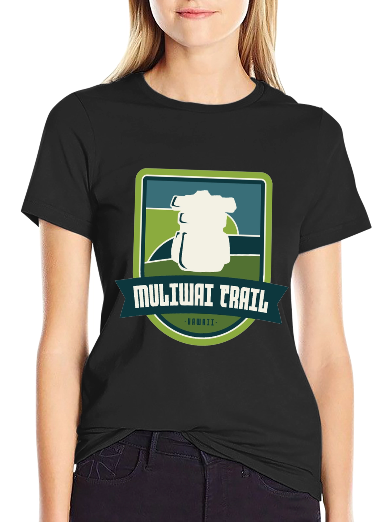 Muliwai Trail T-Shirt | Hawaii Hiking Adventure