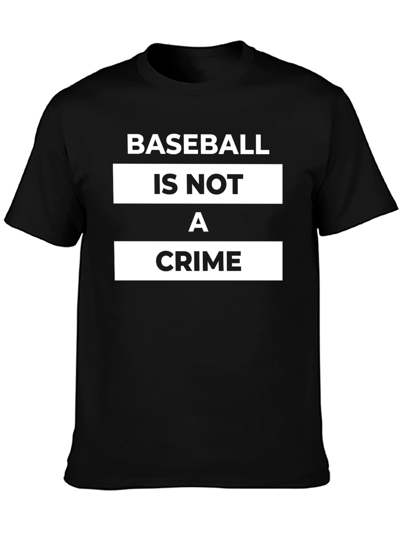 Baseball Is Not A Crime Graphic T-Shirt