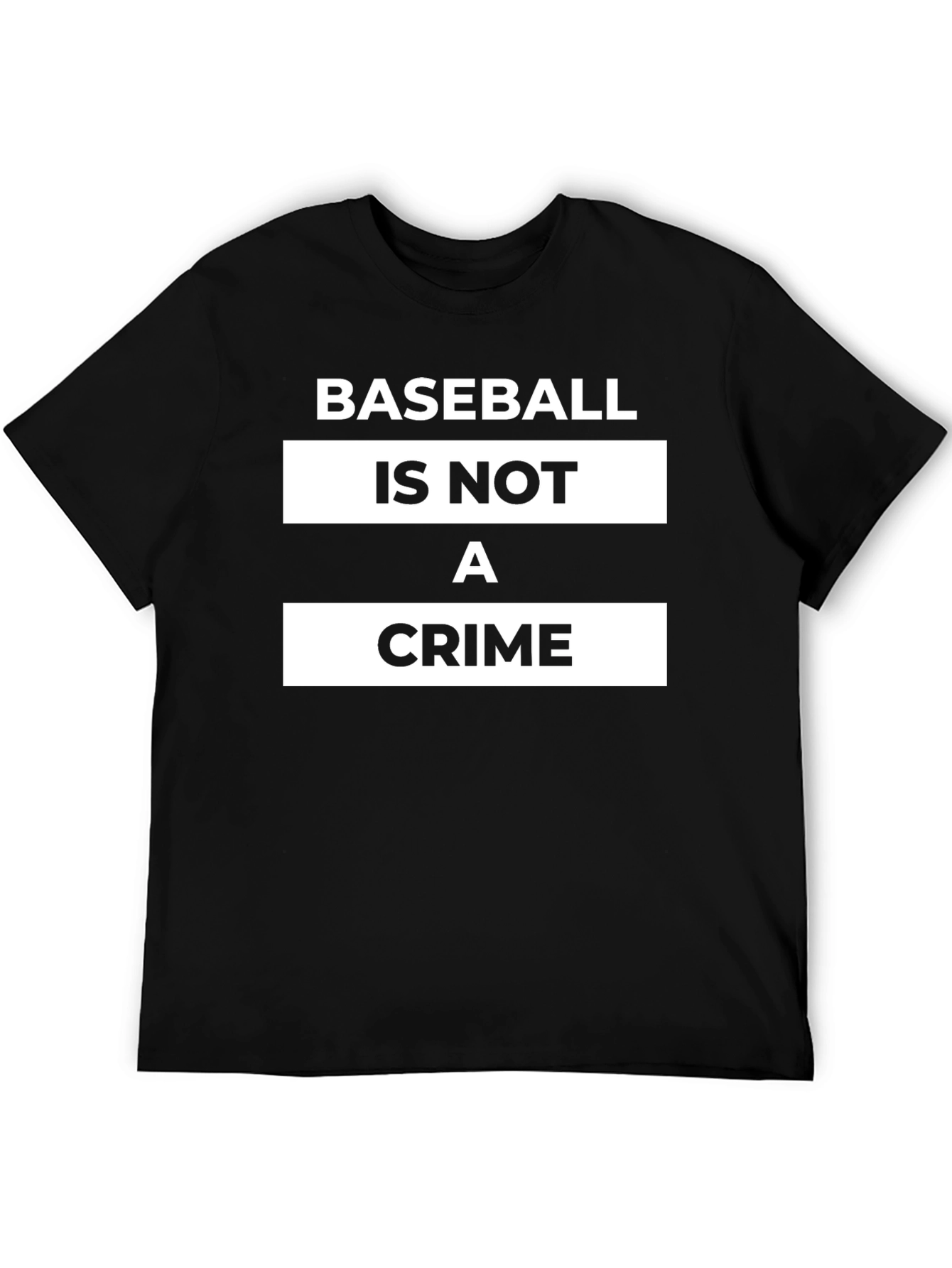 Baseball Is Not A Crime Graphic T-Shirt