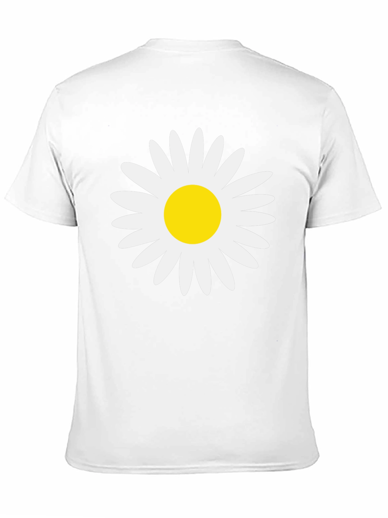 Daisy Graphic Tee - Black Cotton Comfort