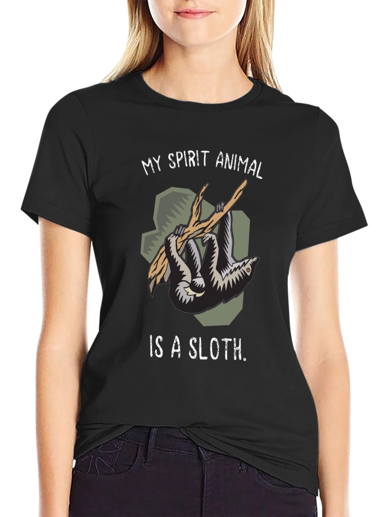 My Spirit Animal Sloth Graphic T-Shirt