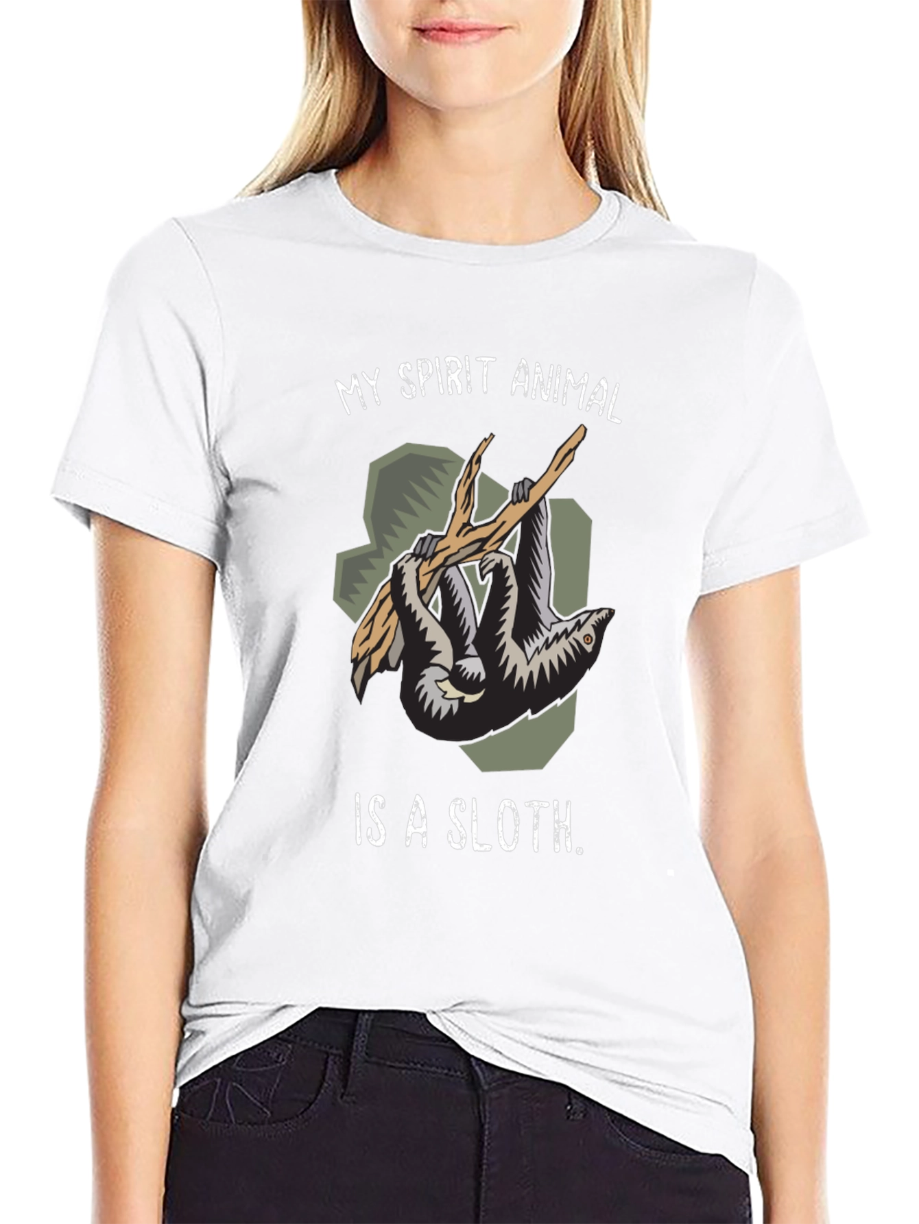 My Spirit Animal Sloth Graphic T-Shirt