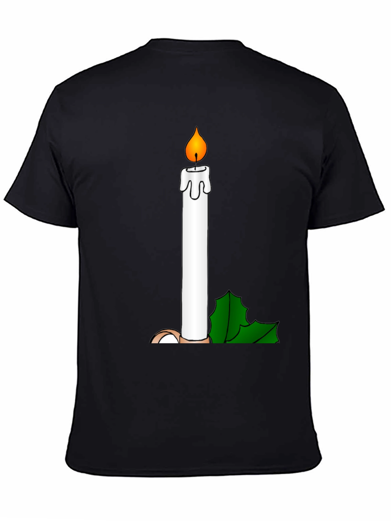 Candle T-Shirt - Whimsical Holiday Tee