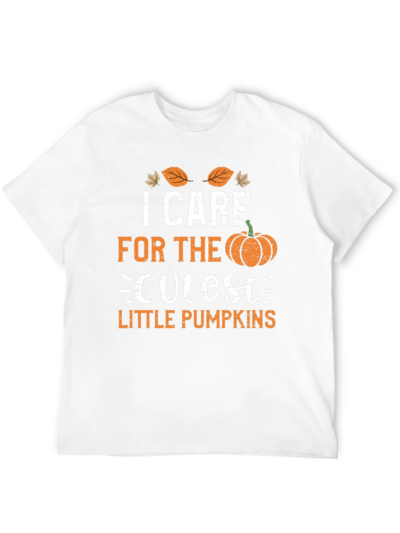 I Care For The Cutest Little Pumpkins T-Shirt