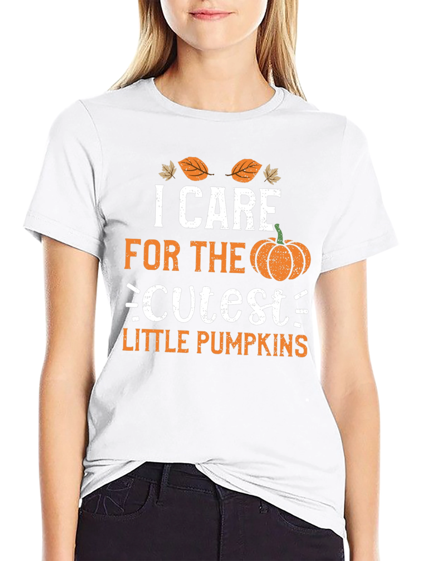 I Care For The Cutest Little Pumpkins T-Shirt