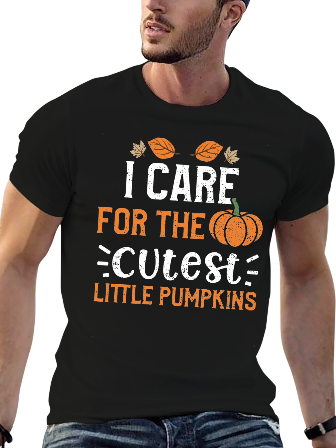 I Care For The Cutest Little Pumpkins T-Shirt