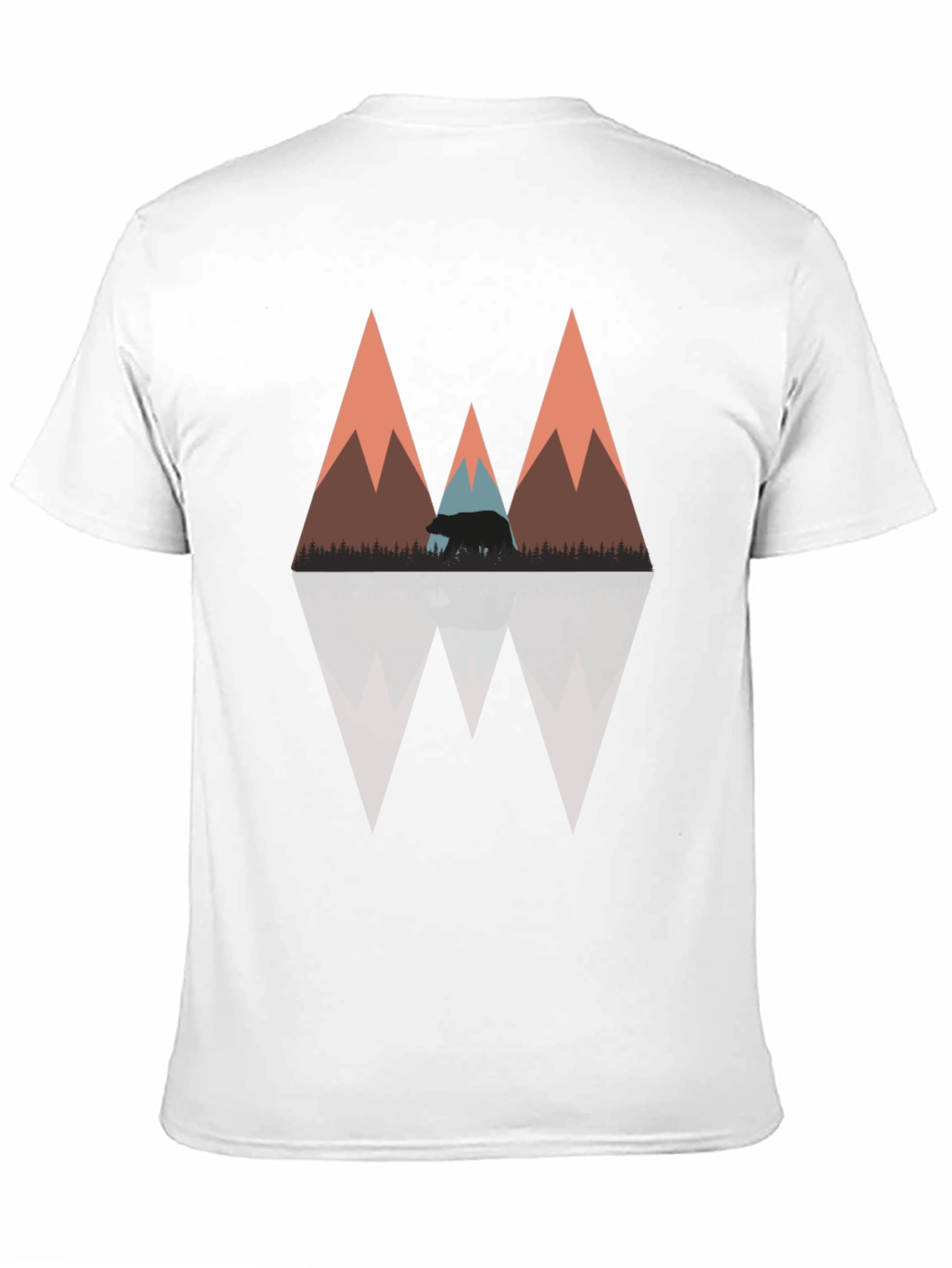Mountain Bear Graphic Tee - Black