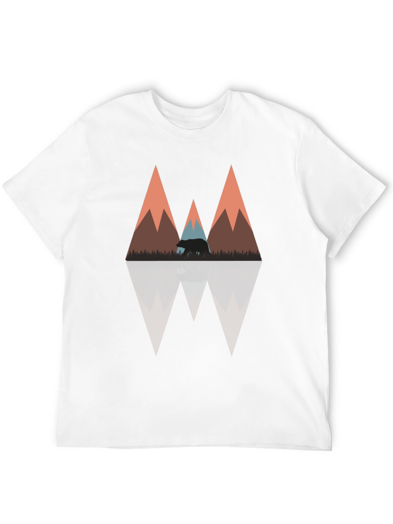 Mountain Bear Graphic Tee - Black