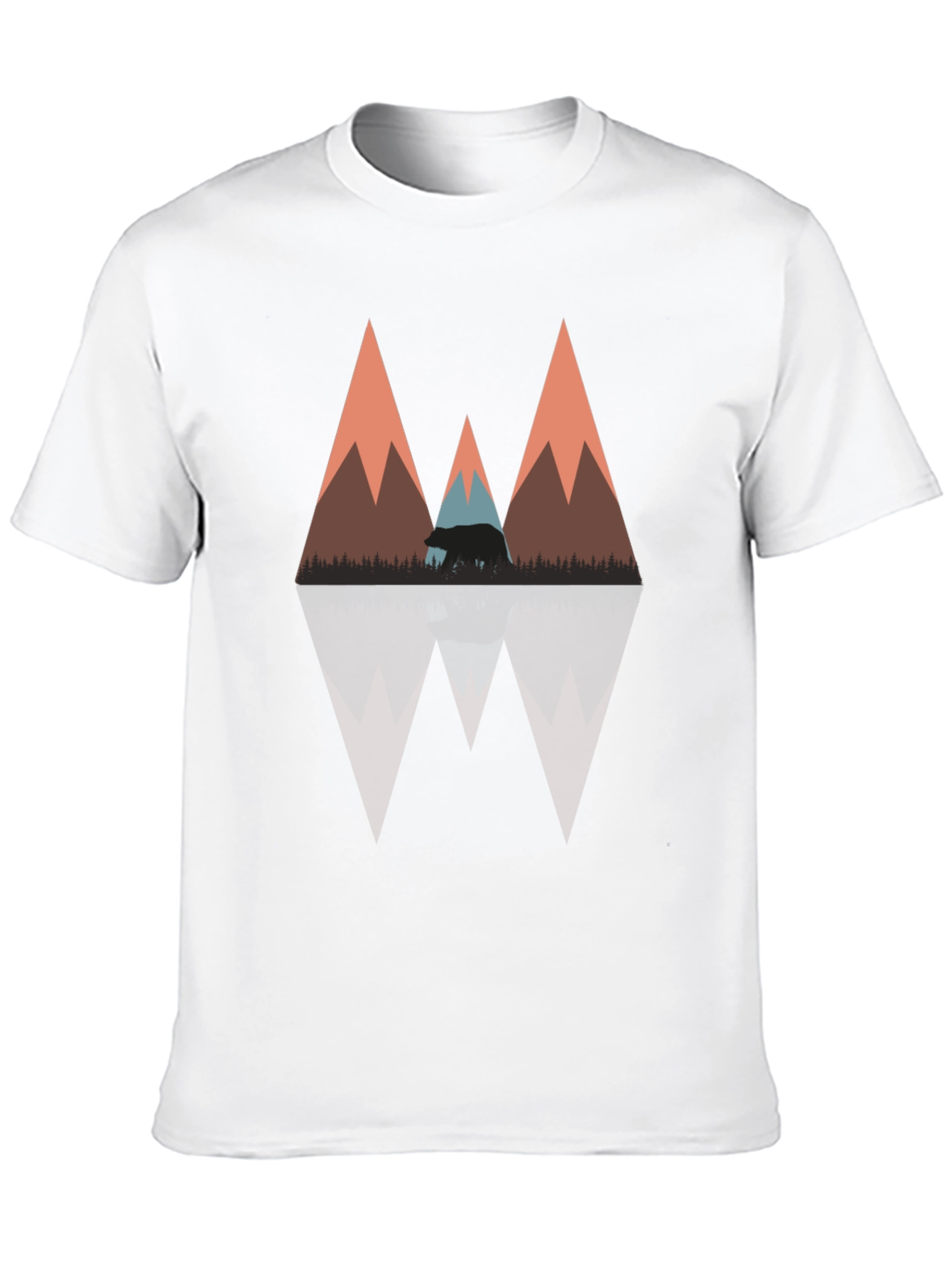 Mountain Bear Graphic Tee - Black
