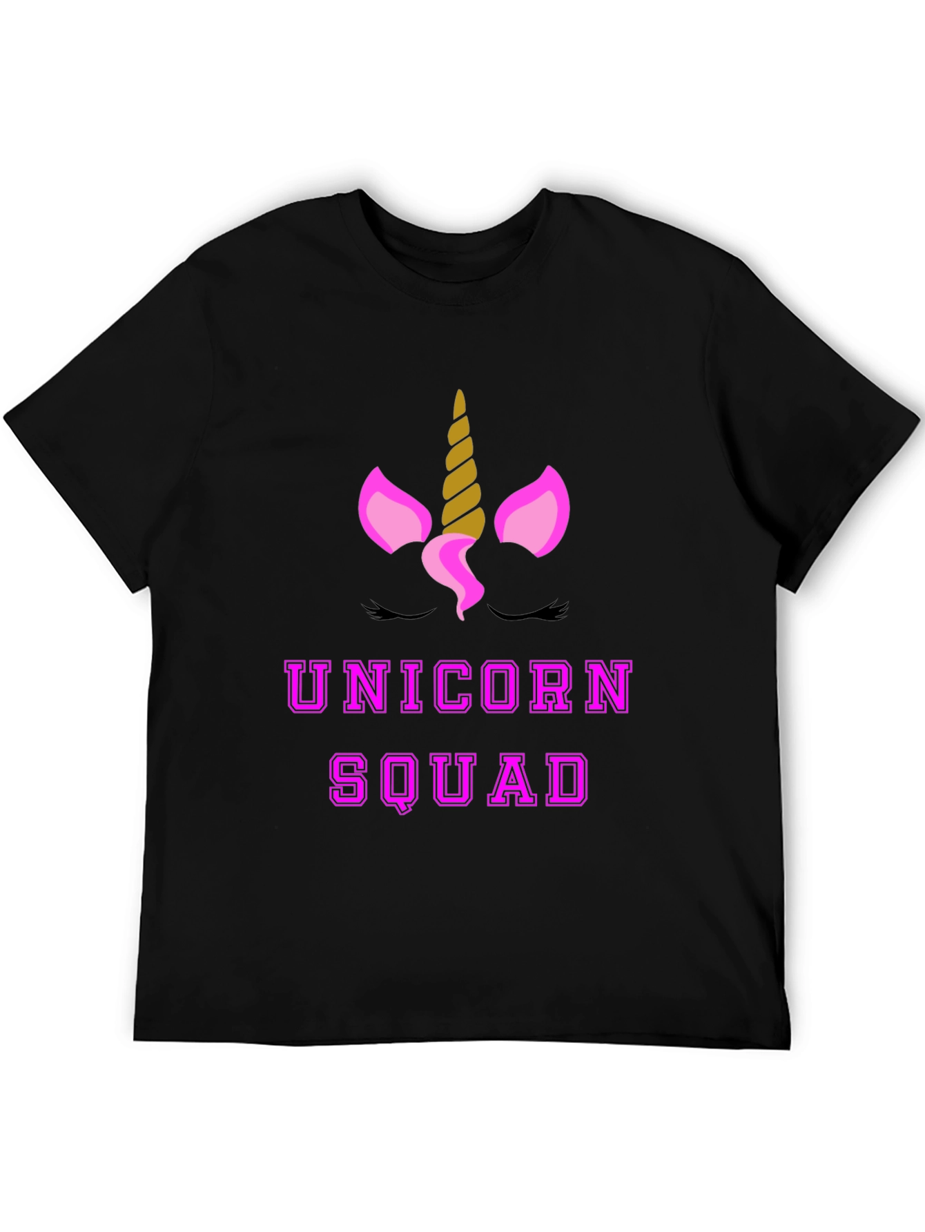 Unicorn Squad Graphic Tee - Black