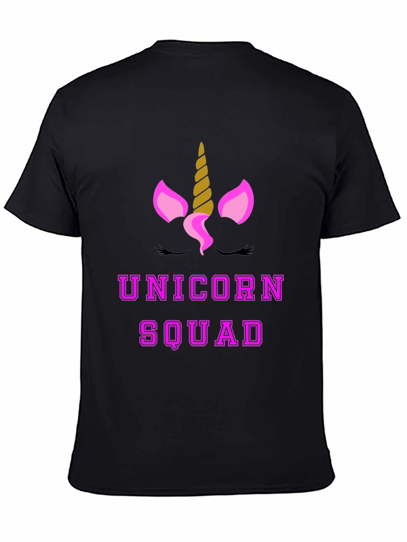 Unicorn Squad Graphic Tee - Black