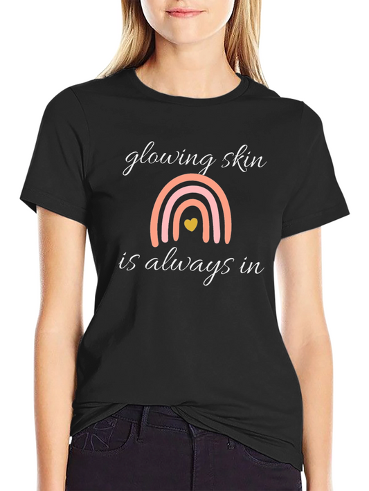 Glowing Skin Rainbow Graphic Tee - Unisex
