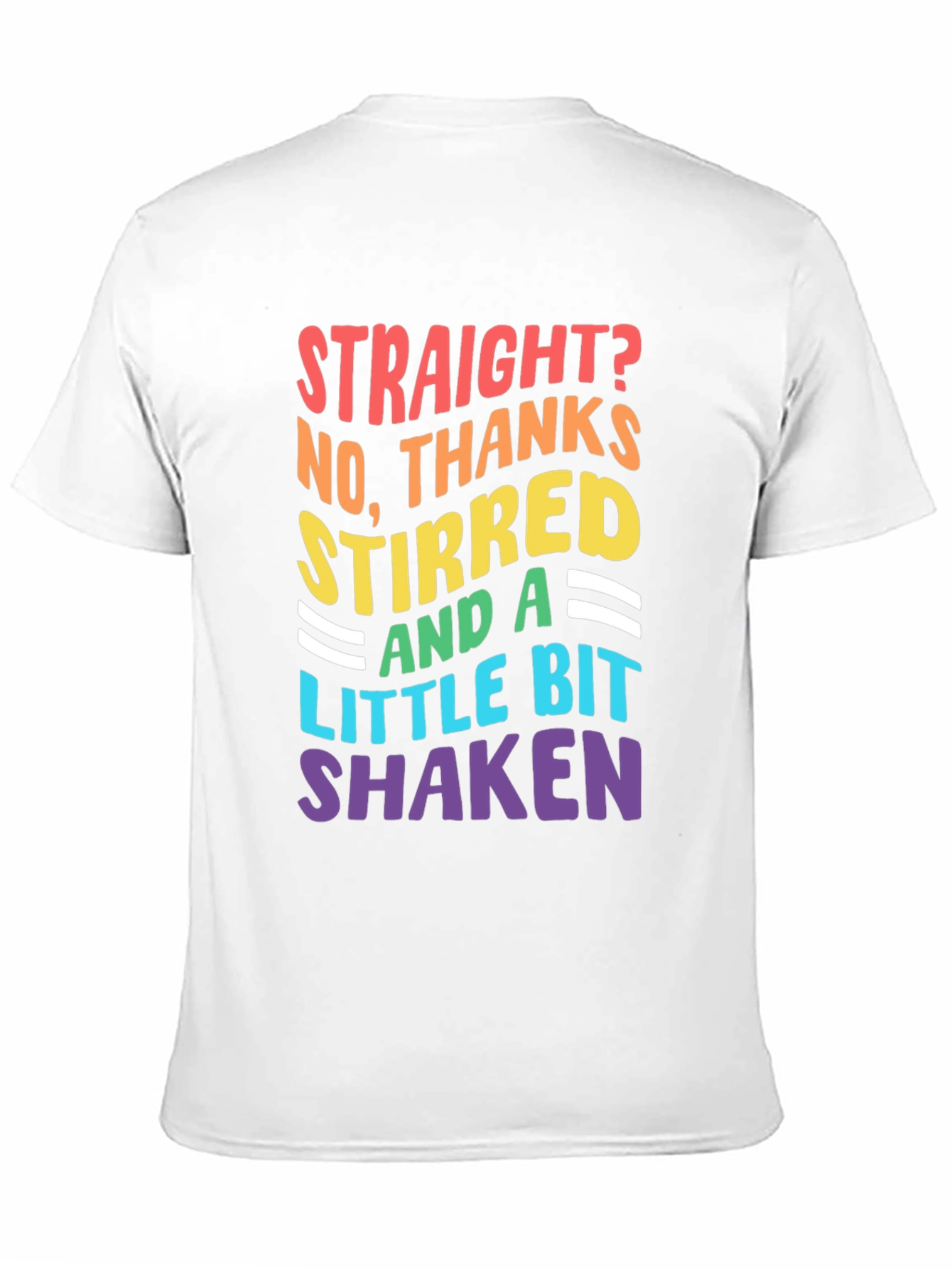 LGBTQ+ Pride Stirred & Shaken Graphic Tee
