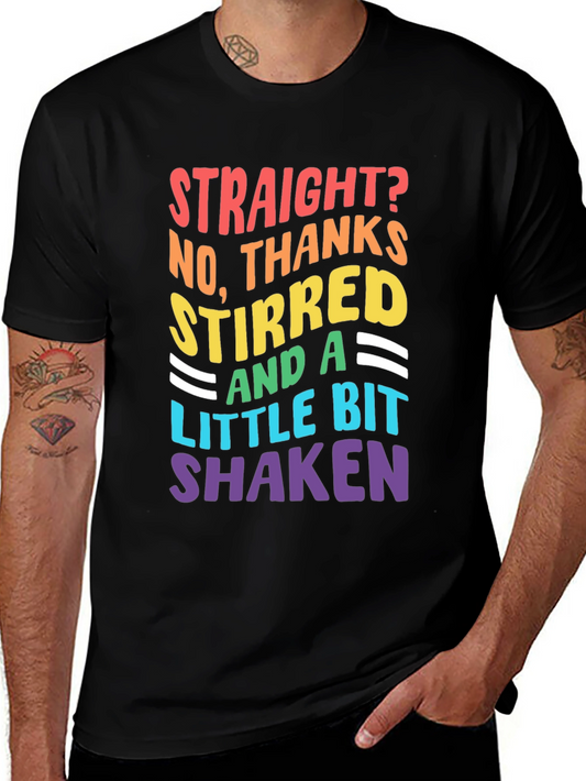 LGBTQ+ Pride Stirred & Shaken Graphic Tee