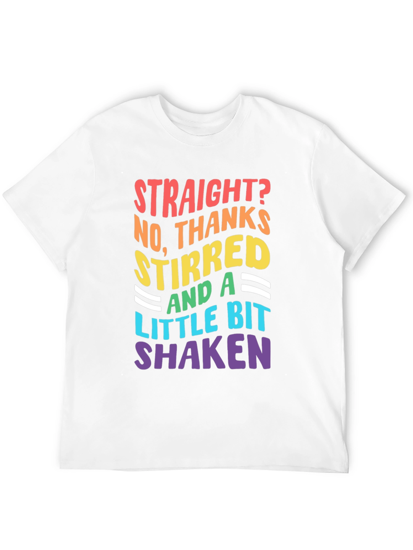 LGBTQ+ Pride Stirred & Shaken Graphic Tee
