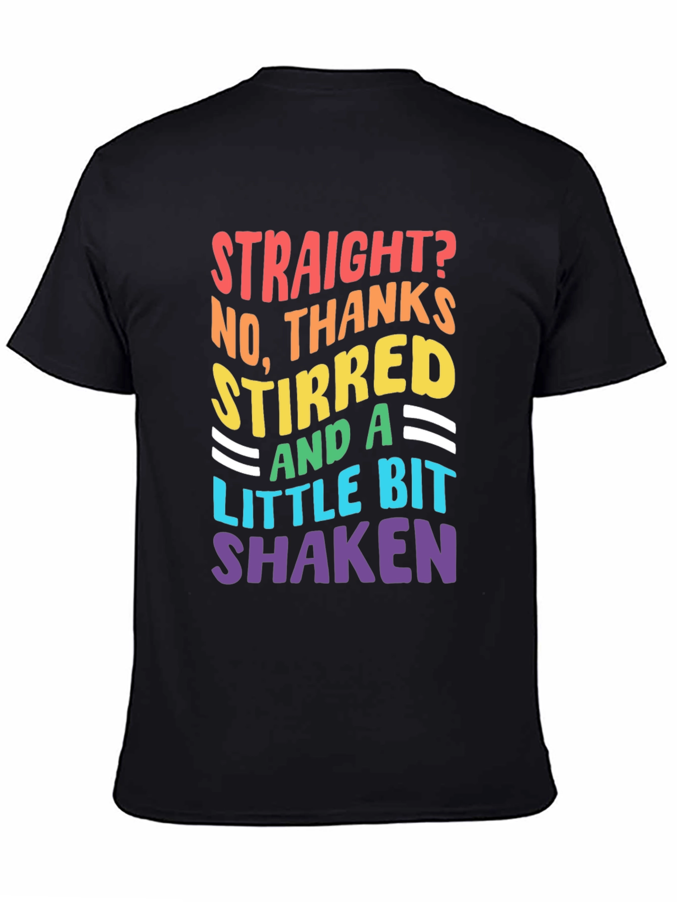 LGBTQ+ Pride Stirred & Shaken Graphic Tee