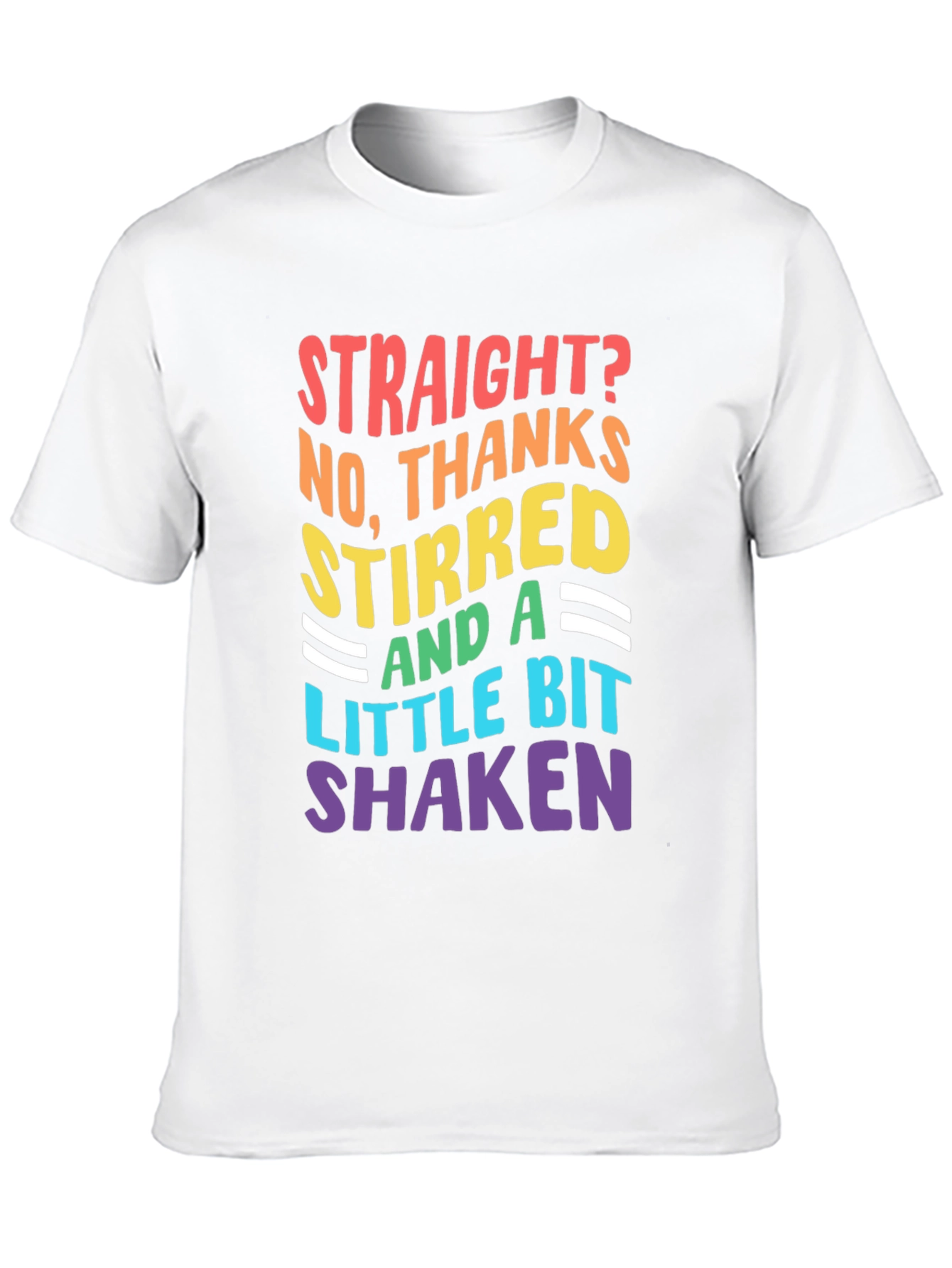 LGBTQ+ Pride Stirred & Shaken Graphic Tee