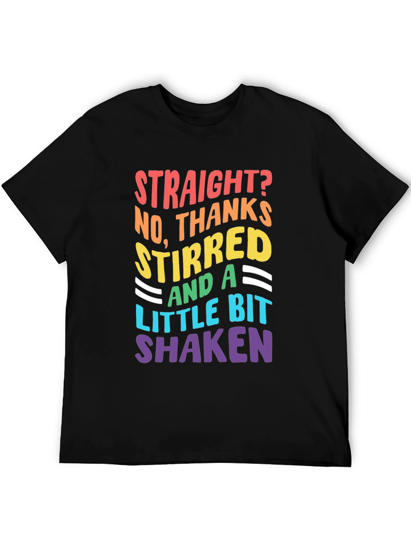LGBTQ+ Pride Stirred & Shaken Graphic Tee